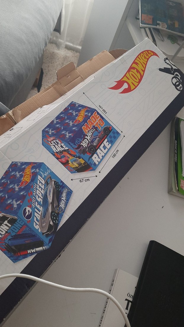 Mavi Parlak Hot Wheels Stunt Oyun Çadırı - Görsel 5