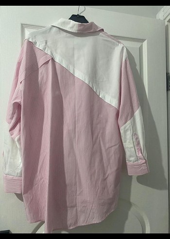 Ghişa Pembe Düğmeli Uzun Kollu Gömlek - Görsel 2