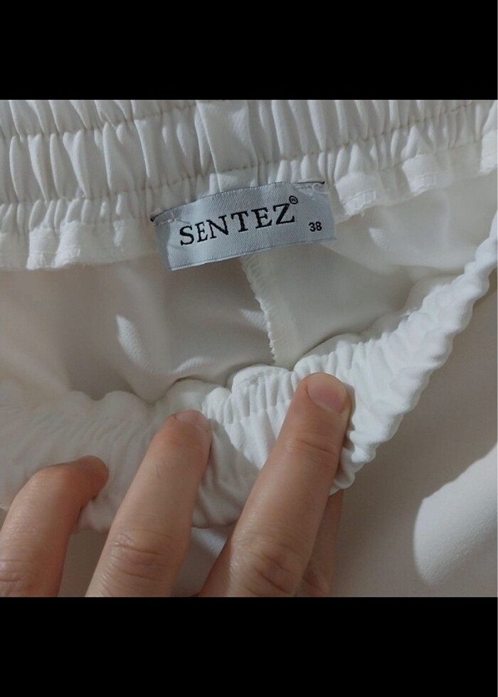 Sentez beyaz pantolon - Görsel 2