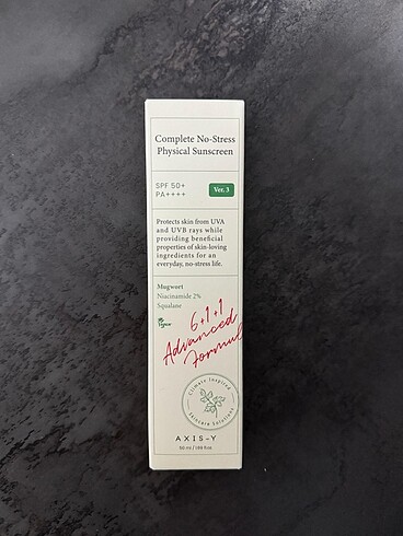 AXIS-Y Complete No-Stress Physical Sunscreen