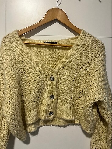 Crop hırka