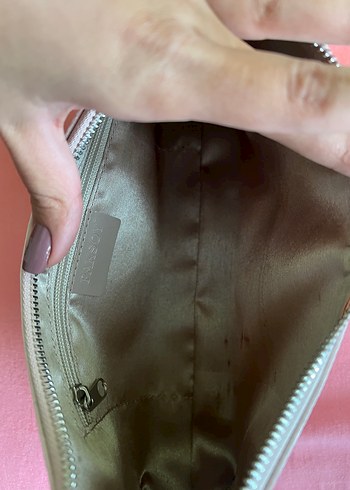 pudra pembesi Minimalist Kadın Omuz Çantası - Görsel 6