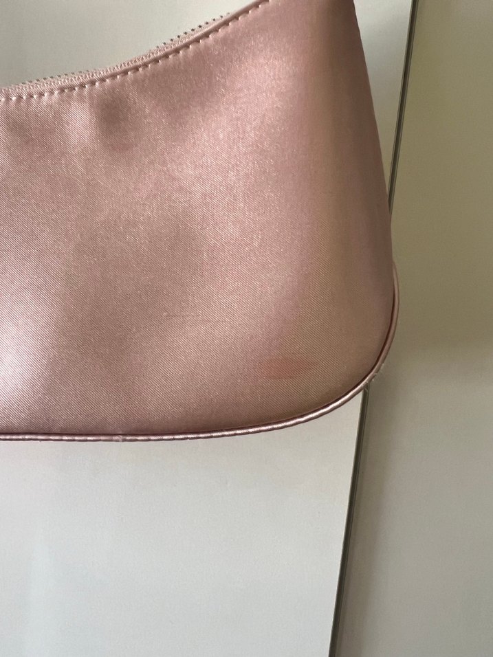 pudra pembesi Minimalist Kadın Omuz Çantası - Görsel 3