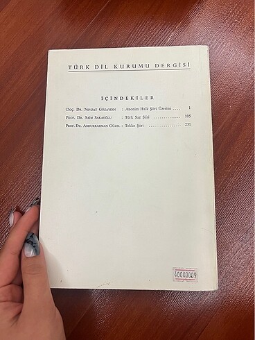 TÜRK DİLİ ŞİİRİ ÖZEL SAYI 3 - Görsel 3