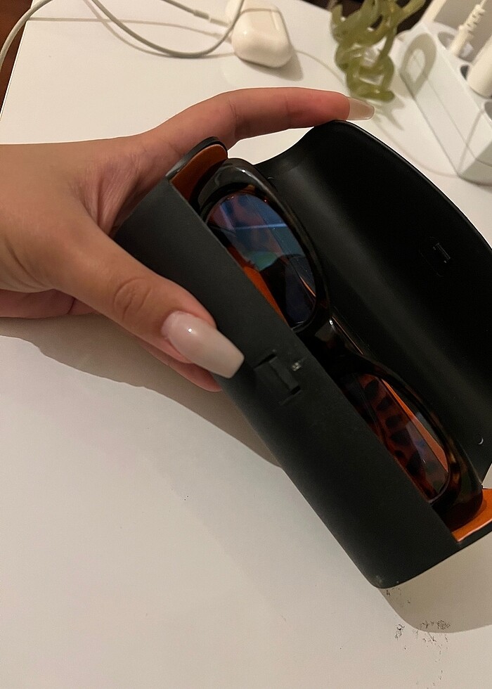 BLUEBLOCK leopar gözlük - Görsel 3