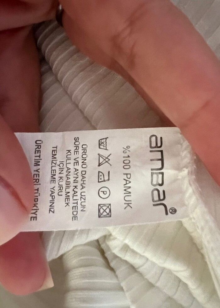 Ambar 0 pamuklu tişört - Görsel 4