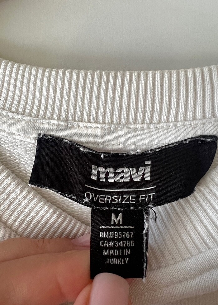 Mavi Oversize tişört - Görsel 2