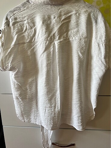 Pamuklu efil efil yazlık gömlek - Görsel 5