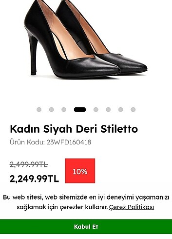 Kadın siyah deri stiletto