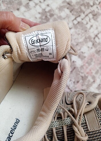 36 Beden ten rengi Renk Deichmann spor ayakkabı 