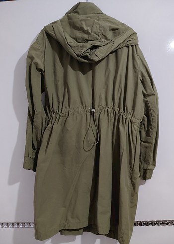 Kadın Haki Uzun Parka - Görsel 3