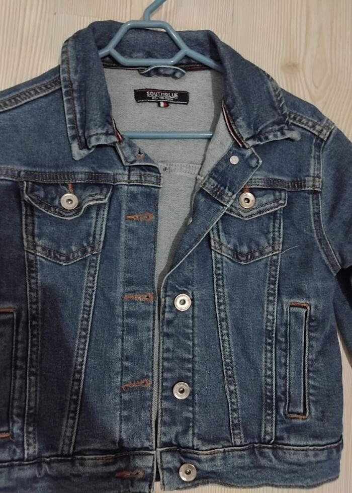 Kız çocuk kot ceket - Görsel 3