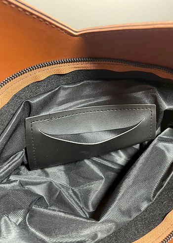 Nakışlı Kemerli Bej Bohem Kadın Çanta - Görsel 5