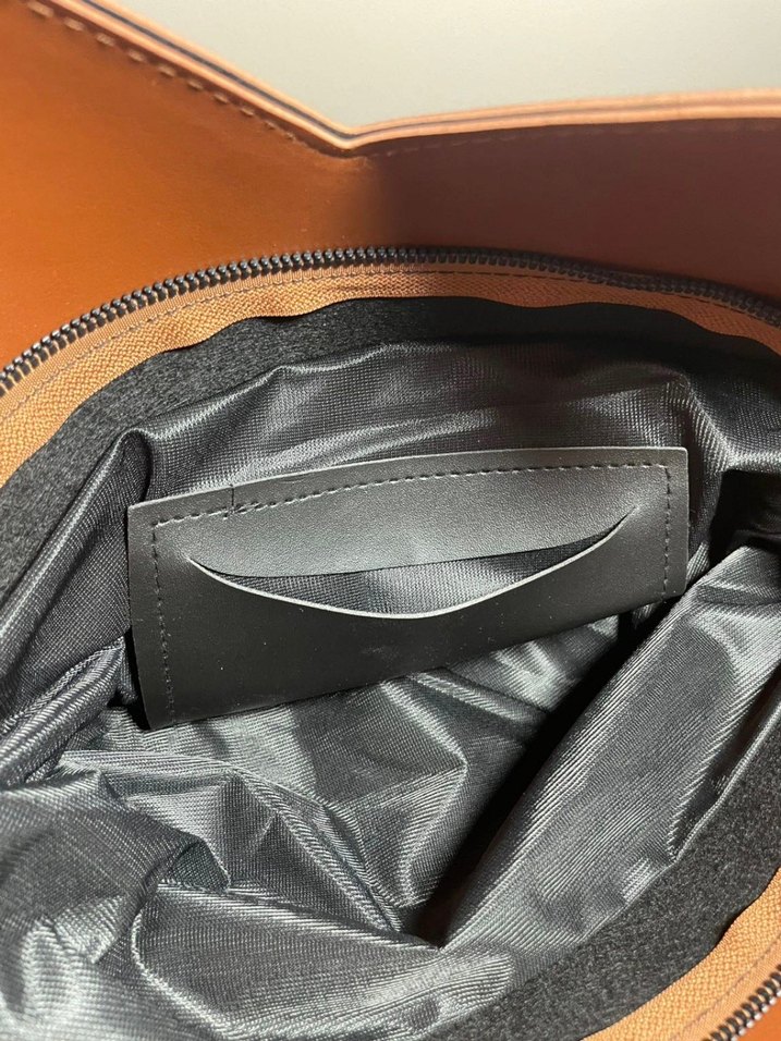 Nakışlı Kemerli Bej Bohem Kadın Çanta - Görsel 5