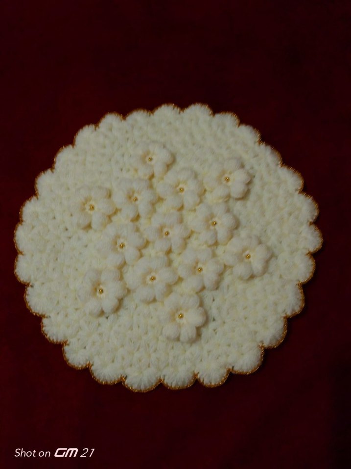 Nakışlı Beyaz Lif Seti - Görsel 3