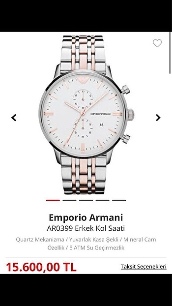 Emporio Armani Emporio armani çift saati