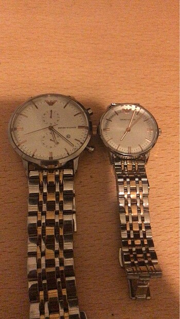 Beden gri Renk Emporio armani çift saati