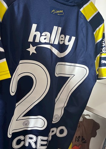 Fenerbahçe Erkek Sarı Çizgili Kısa Kollu Forma
