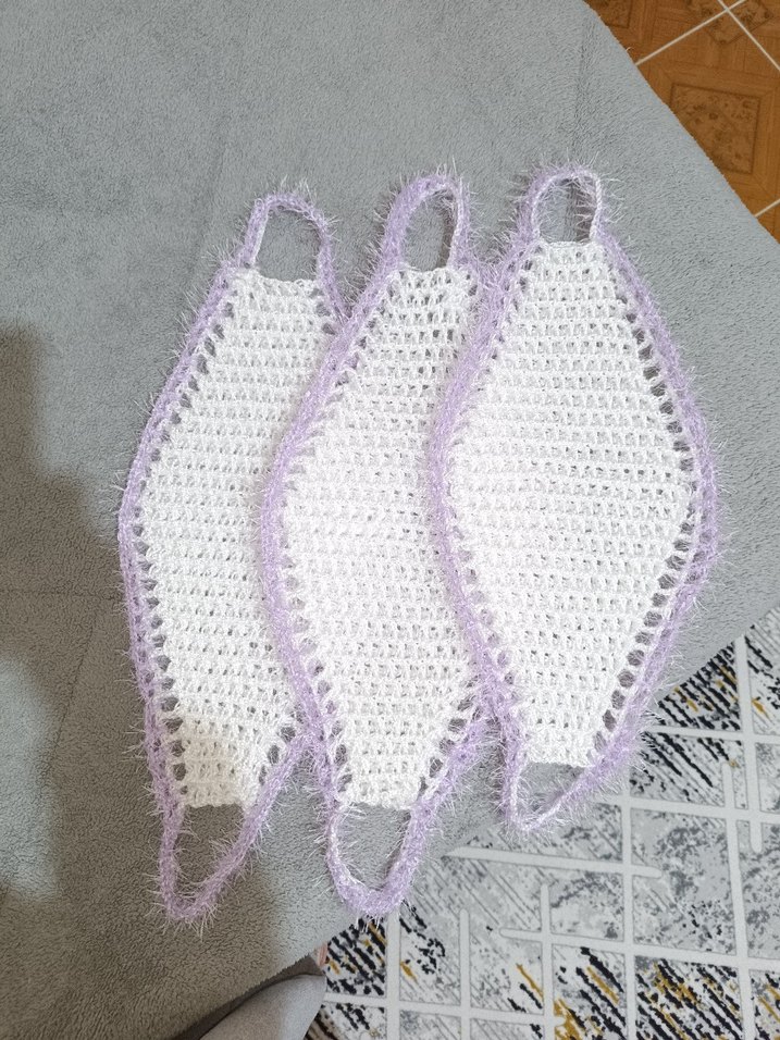 BOL KÖPÜKLÜ ÇİFT KATLI  BANYO LİFİ  
3 ADET - Görsel 2