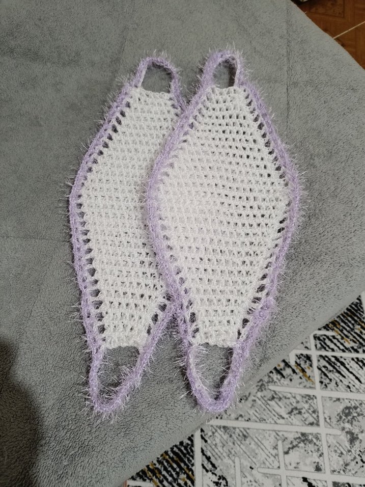 2 ADET EL EMEĞİ BOL KÖPÜKLÜ ÇİFT KATLI  BANYO LİFİ - Görsel 3