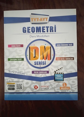 TYT AYT GEOMETRİ SORU BANKASI DM SERİSİ 3 ADET KİTAP - Görsel 3