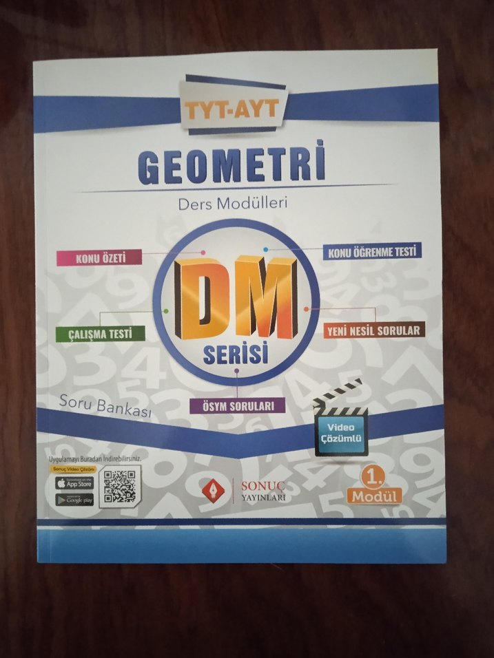 TYT AYT GEOMETRİ SORU BANKASI DM SERİSİ 3 ADET KİTAP - Görsel 3