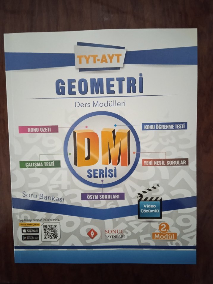 TYT AYT GEOMETRİ SORU BANKASI DM SERİSİ 3 ADET KİTAP - Görsel 4