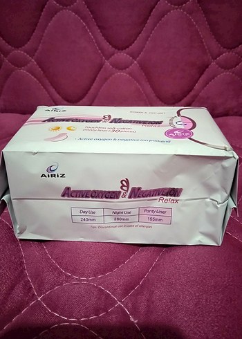 TİENS AİRİZ 30 Adet Günlük Ped - Aktif Oksijen & Negatif İyon - Görsel 4