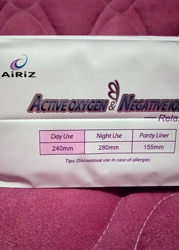 TİENS AiRiZ Kullanımlık Yumuşak Pamuklu Hijyenik GÜNDÜZ PEDİ - Görsel 4