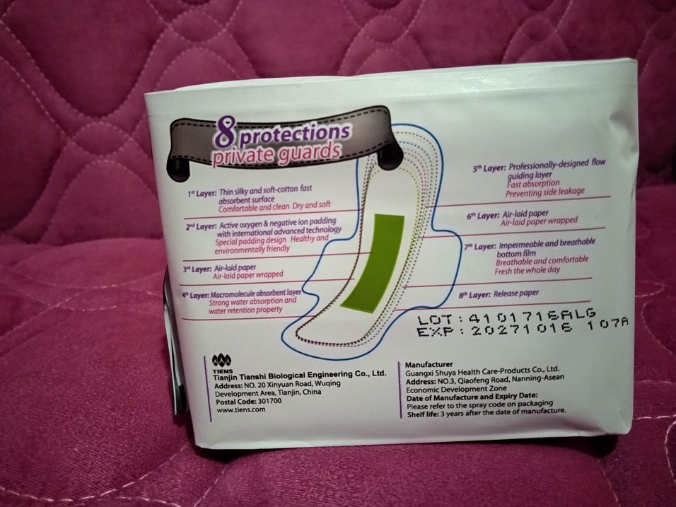 TİENS AiRiZ Kullanımlık Yumuşak Pamuklu Hijyenik GÜNDÜZ PEDİ - Görsel 5