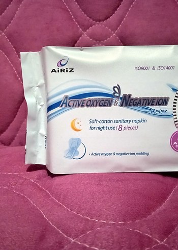 TİENS AiRiZ Gece Kullanımlık Yumuşak Pamuklu Hijyenik GECE PEDİ - Görsel 2