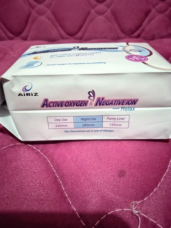 TİENS AiRiZ Gece Kullanımlık Yumuşak Pamuklu Hijyenik GECE PEDİ - Görsel 3