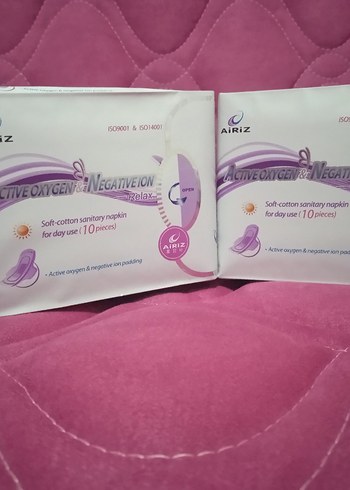 TİENS AİRİZ 2 PKT GÜNDÜZ PEDİ (1 PKTTE 10 ADET VARDIR) - Görsel 2