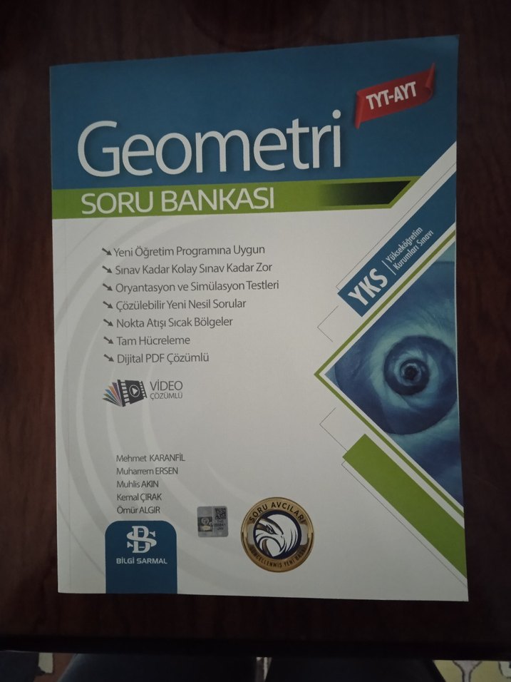 TYT-AYT Geometri Soru Bankası bilgi sarmal yayınları - Görsel 2