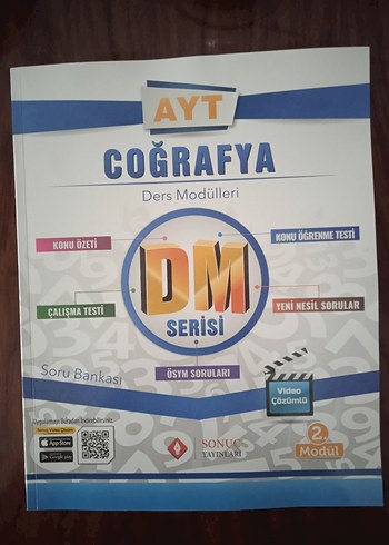 AYT Coğrafya soru bankası dm serisi 2.modül - Görsel 2