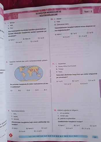 AYT Coğrafya soru bankası dm serisi 2.modül - Görsel 7