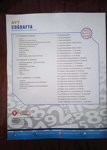 AYT Coğrafya soru bankası dm serisi 2.modül - Görsel 3