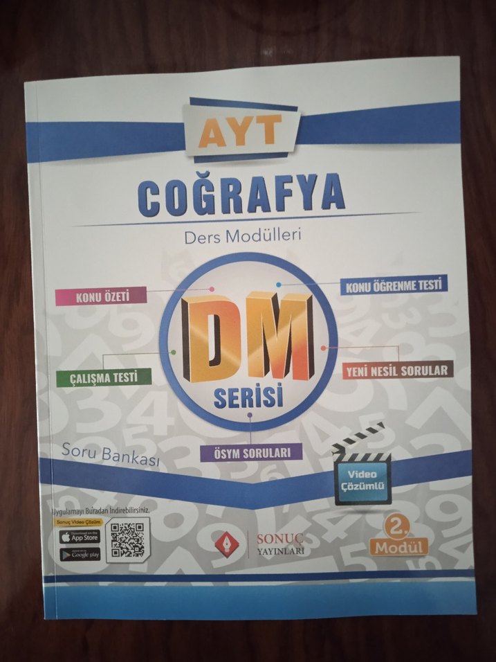 AYT Coğrafya soru bankası dm serisi 2.modül - Görsel 2