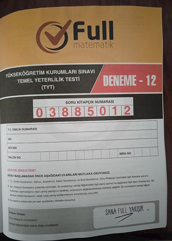 TYT Matematik 12'li Deneme full yayınları - Görsel 8