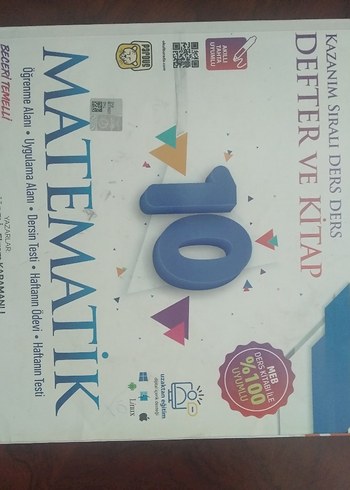 10. Sınıf Matematik Kazanım Sıralı Defter ve Kitap