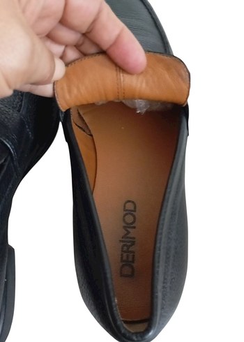 42 Beden siyah Renk Derimod Deri Casual Loafer Erkek Ayakkabı
