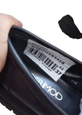 37 Beden Derimod Hakiki Deri Maskülen Loafer Ayakkabı