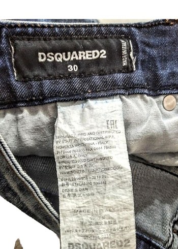 Dsquared2 Kadın Skinny Fit Yırtık Kot Pantolon - Görsel 8