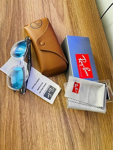  Beden mavi Renk Rayban unisex güneş gözlüğü