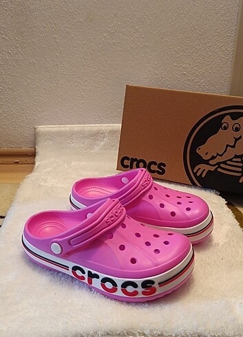 38 Beden pembe Renk Crocs terlik