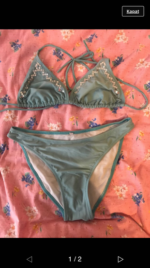 Diğer Mavi bikini
