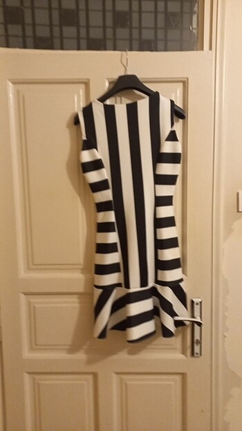 xs Beden Çok şık zebra elbise