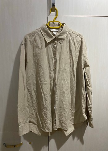 Bej H&M Uzun Kollu Gömlek