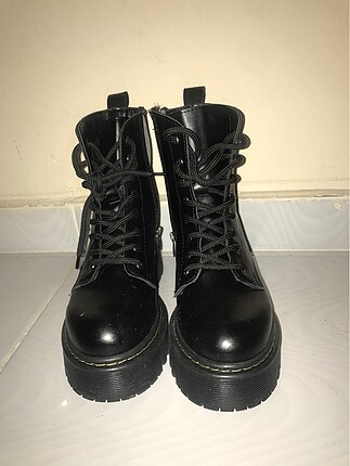 38 Beden siyah Renk Siyah yüksek tabanlı kışlık bot
