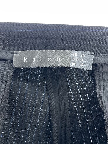 40 Beden siyah Renk Koton Kumaş Pantolon %70 İndirimli.